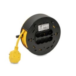 Stanley 13A 4-Gang 5m  Cable Reel + 2.1A 2-Outlet Type A USB Charger 240V
