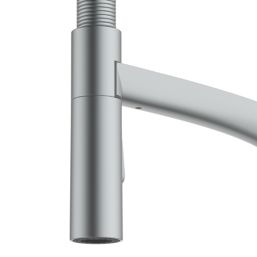 Swirl Boyne  Pull-Out Spray Mixer Kitchen Tap Stainless Steel-Effect