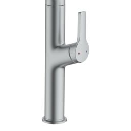 Swirl Boyne  Pull-Out Spray Mixer Kitchen Tap Stainless Steel-Effect