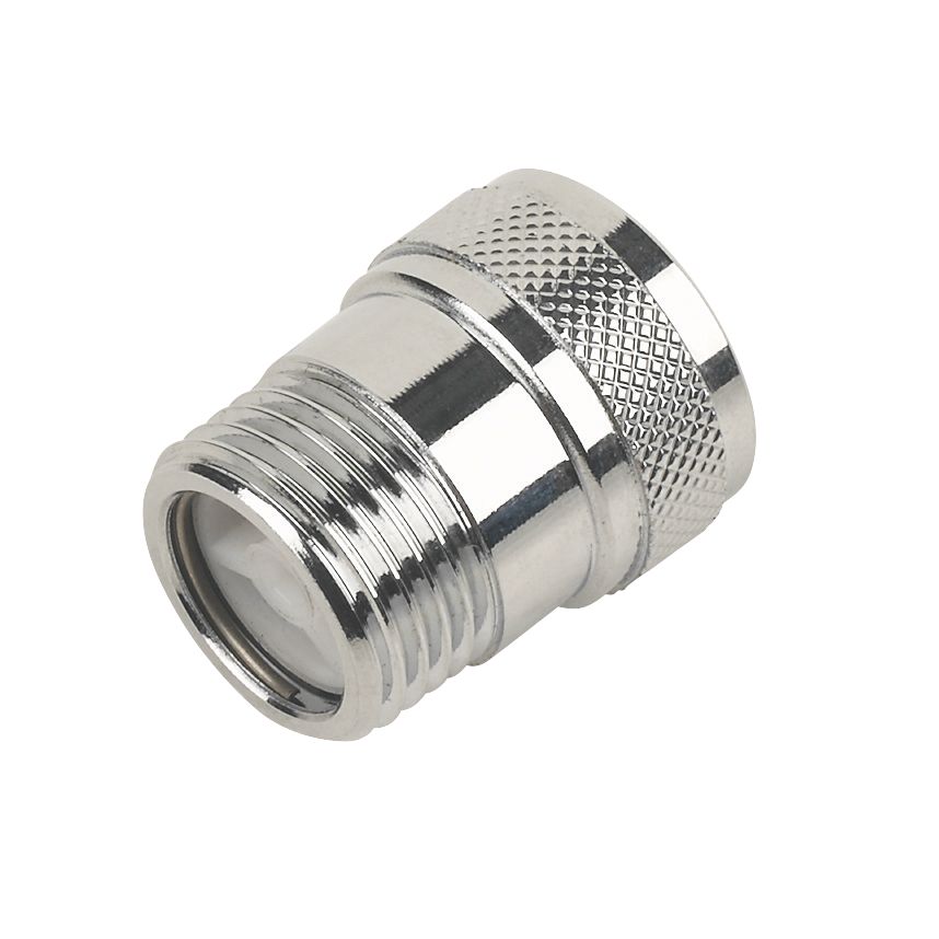 Essentials NonReturn Shower Check Valve 1/2" Chrome Screwfix