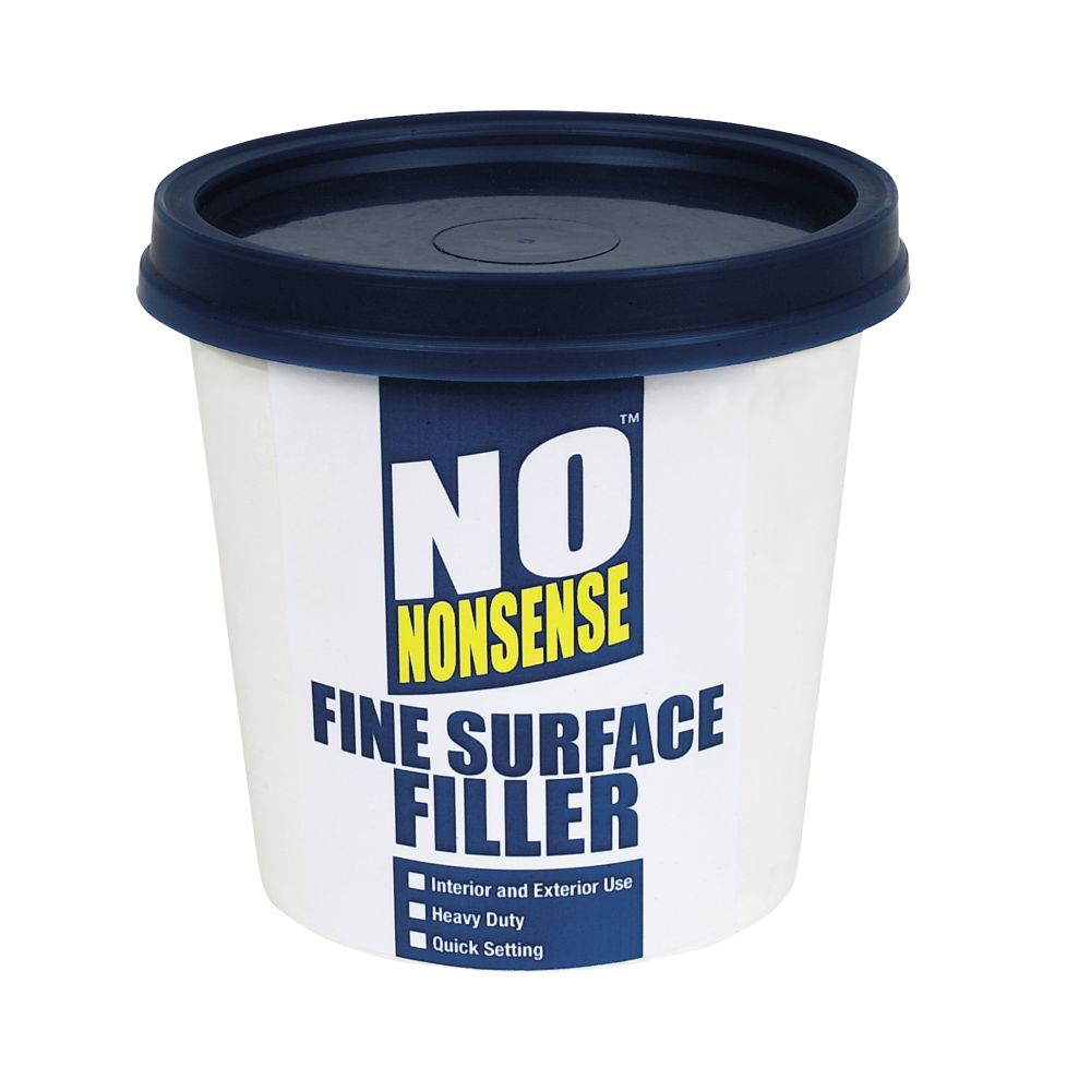 No Nonsense Fine Surface Filler White 600g Screwfix