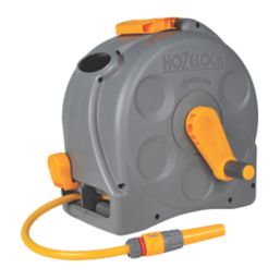 Hozelock 2-in-1 Compact Reel with Hose 12mm x 25m - Screwfix
