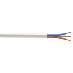 Time 3093Y White 3-Core 2.5mm² Flexible Cable 10m Coil