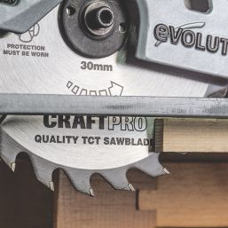 Trend CraftPro Wood/Chipboard/MDF Circular Saw Blade  165mm x 30mm 24T