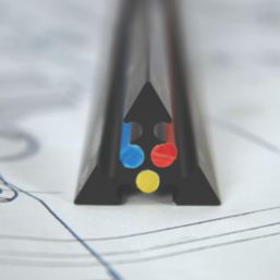 Faithfull Tri-Scale Engineer Aluminium Ruler 11 3/4" (300mm)