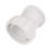 McAlpine T12A-2 BSP Straight Coupling White 1 1/2" x 1 1/2"