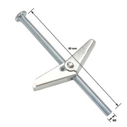 Easyfix Spring Toggles 5mm x 80mm 20 Pack