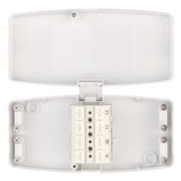 Hager J804 20A Maintenance Free Junction Box 65 x 30 x 140mm White