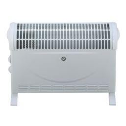 2000W Electric Freestanding Convector Heater with Boost White