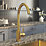 ETAL Holly Single Lever Kitchen Mixer Tap Brushed Gold