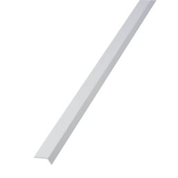 Rothley White Plastic Angle 1m x 10mm x 20mm