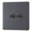 LAP  20A 16AX 2-Gang 2-Way Toggle Switch  Slate Grey