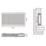 Flomasta 500mm x 800mm 3136BTU White Type 21 Convector Radiator