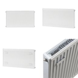 Flomasta 500mm x 800mm 3136BTU White Type 21 Convector Radiator