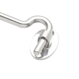 Eurospec Silent Pattern Cabin Hook Bright Stainless Steel 200mm
