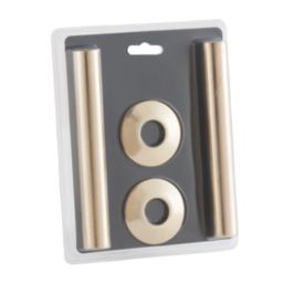 Arroll  Pipe Shroud Kit Antique Brass 18mm x 130mm 2 Pack