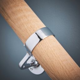 Richard Burbidge  White Oak Round Staircase Handrail Kit  3600mm