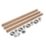 Richard Burbidge  White Oak Round Staircase Handrail Kit  3600mm