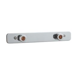 Highlife Bathrooms  Shower Fixing Plate Chrome