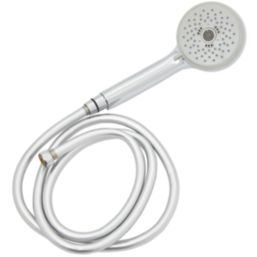 Highlife Bathrooms  Shower Handset & Hose Kit Chrome/Grey
