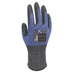 Wonder Grip WG-1875 Dexcut Cut-Resistant Gloves Blue X Large