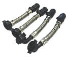 Salamander Pumps 15mm x 3/4" Angled & Straight Anti-Vibration Couplers 4 Pcs