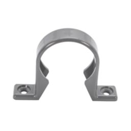 FloPlast  Pipe Clips Grey 40mm 20 Pack