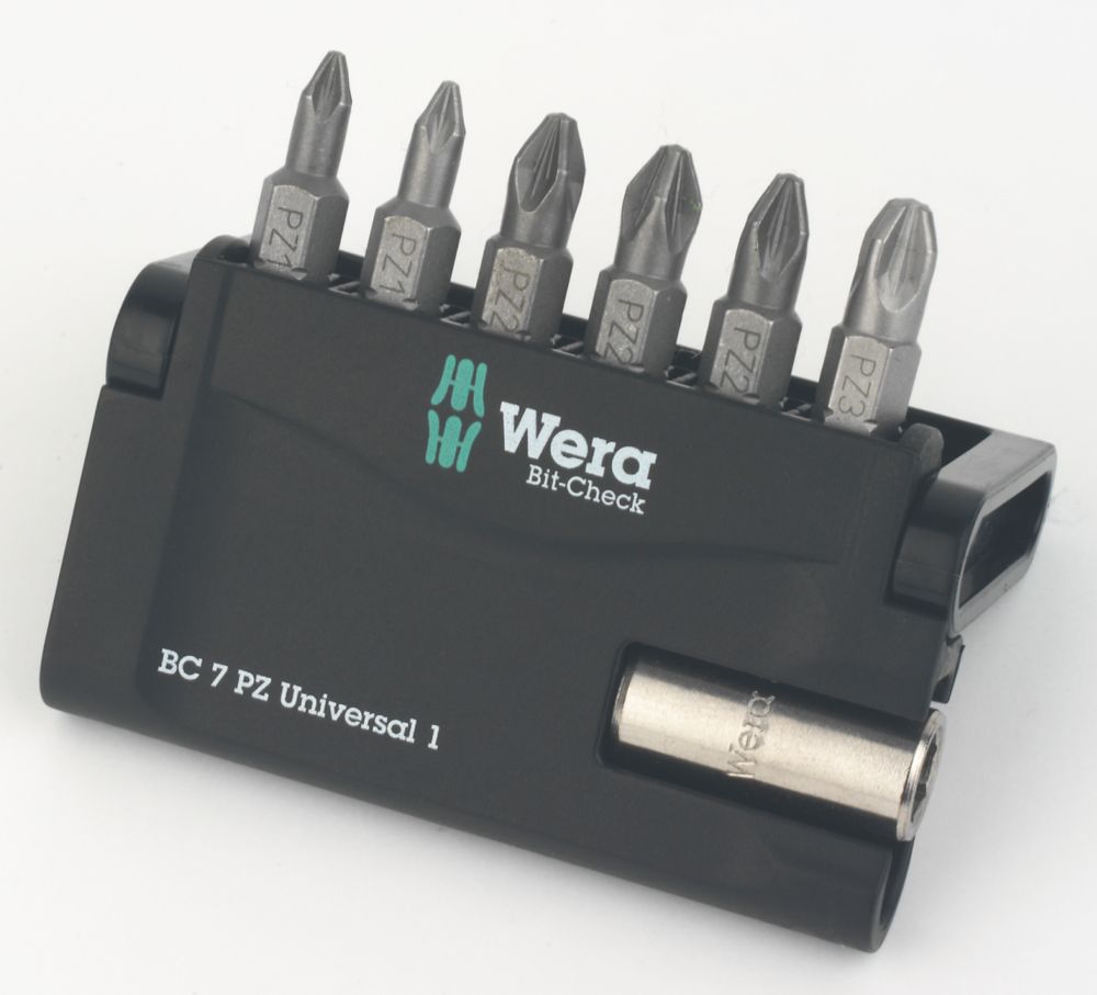 Wera Bit-Check 7 PZ Universal 1 1/4
