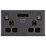 LAP  13A 2-Gang DP Switched Socket + 3.1A 15.5W 2-Outlet Type A USB Charger Slate Grey with Black Inserts