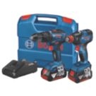 Bosch 0615990M71 18V 2 x 5.0Ah Li-Ion CoolPack Brushless Cordless Twin Pack