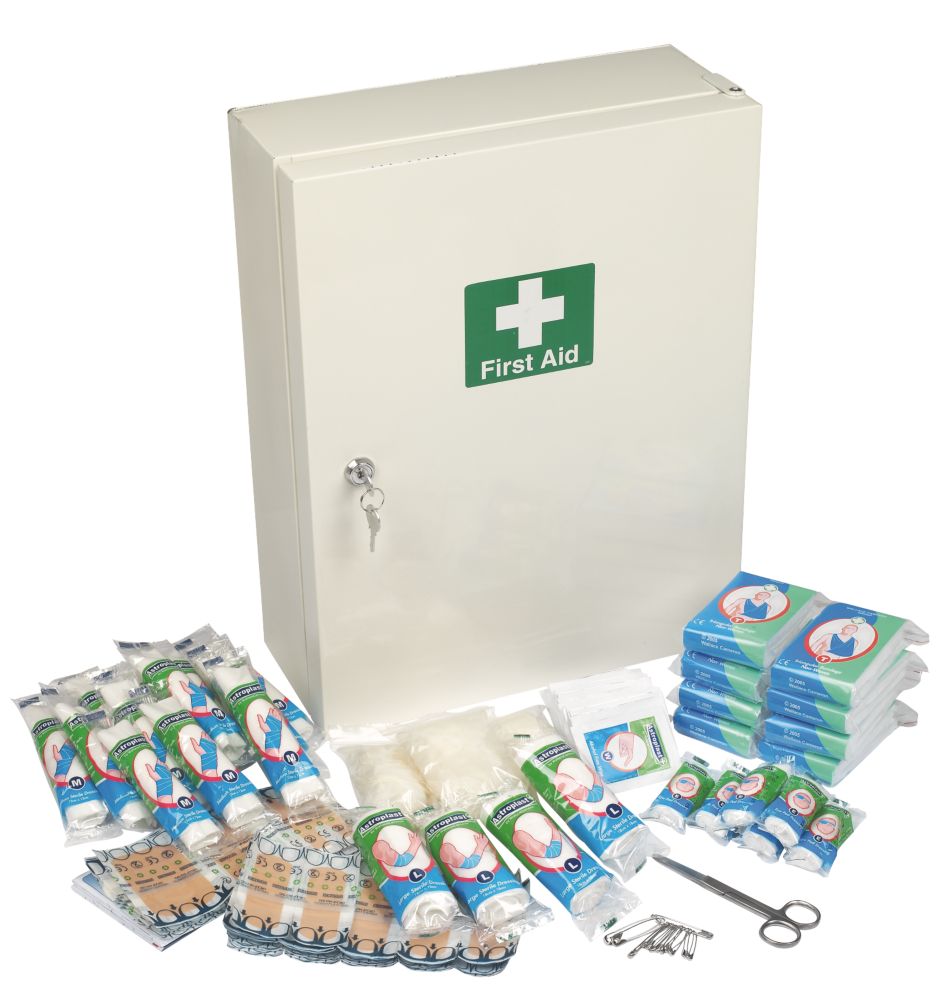 Wallace Cameron Complete 50 Person First Aid Cabinet - Screwfix
