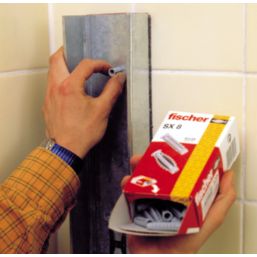 Fischer SX Plus Nylon Wall Plugs 12mm x 60mm 25 Pack