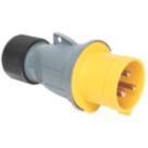 Amphenol 32A 2P+E Straight Plug 110V