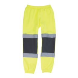 Scruffs  Hi-Vis Joggers Yellow / Navy 3X Large 38" W 30" L