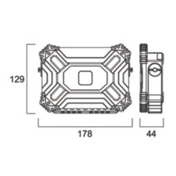 Sylvania Sylwork Flood Rechargeable LED Battery-Operated Work & Floodlight with Power Bank 1000lm