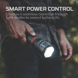 Nebo Davinci 12000 RC Mag Dial Rechargeable LED Flashlight Storm Grey 12,000lm