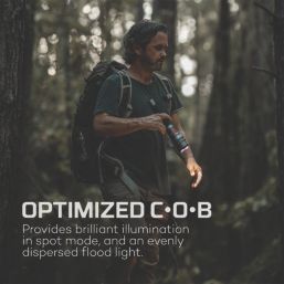 Nebo Davinci 12000 RC Mag Dial Rechargeable LED Flashlight Storm Grey 12,000lm