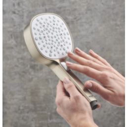 Mira Crisp Shower Handset Brushed Nickel 110mm x 251mm