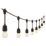 4lite Festoon 20m Outdoor LED IP44 Lighting 40W 165lm