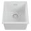 Carysil EN340-WH 1 Bowl Granite Composite Kitchen Sink White 370mm x 460mm