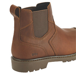 Site Hallissey   Safety Dealer Boots Brown Size 10