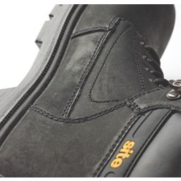 Site Marble Size 9  Black  Water-Resistant Steel Toe Cap Safety Boots