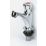 Chrome 101mm Self-Closing Mono Basin Pillar Tap