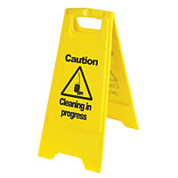 Caution Cleaning in Progress A-Frame Safety Sign 600 x 290mm