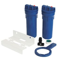 BWT Polyphosphate 3/4" BSP 2-Stage Whole House Scale Reduction System 11cm