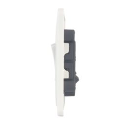 Hager Sollysta WMPS3PIF 10A 1-Gang 2P+E Fan Isolator Switch White