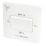 Hager Sollysta WMPS3PIF 10A 1-Gang 2P+E Fan Isolator Switch White