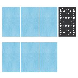 Trend Pro Mesh AB/133/M7/P 80, 120 & 180 Grit Mesh Multi-Material 80 x 133 Sanding Pads with Pad Saver  x  7 Pack