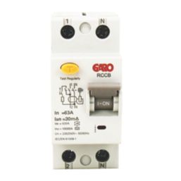 Garo GCD63-2-03 63A 30mA SP A Curve  RCCB