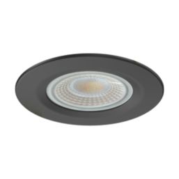 Collingwood H2 Lite Select Fixed  Fire Rated LED Downlight Black 5W 600-650lm